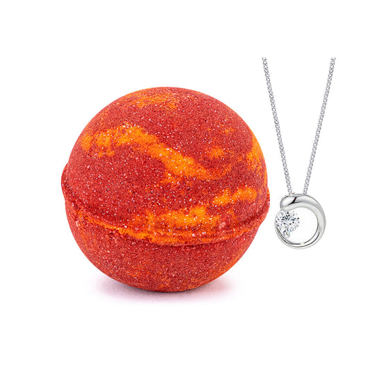 Cranberry Orange Glaze 10oz Jewelry Bath Bomb (Online Exclusive)