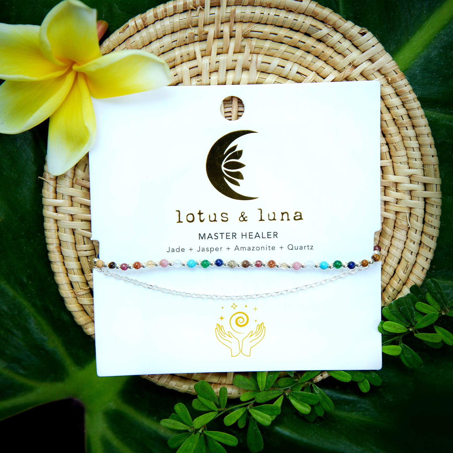 Silver Master Healer Healing Bracelet
