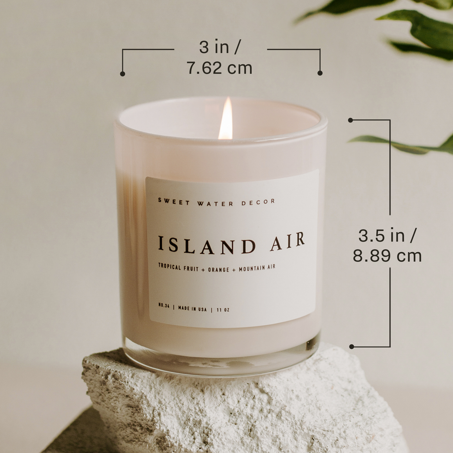 Wildflowers and Salt Candle