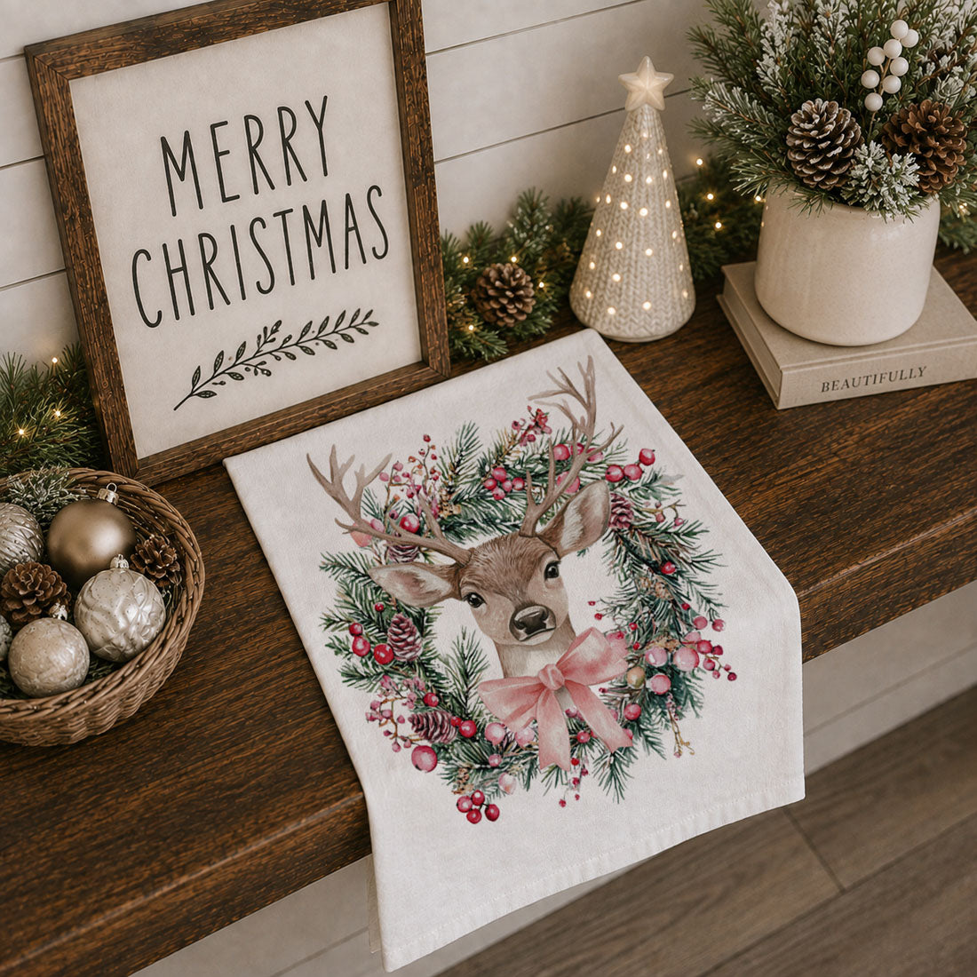 Deer Wreath (Online Exclusive)