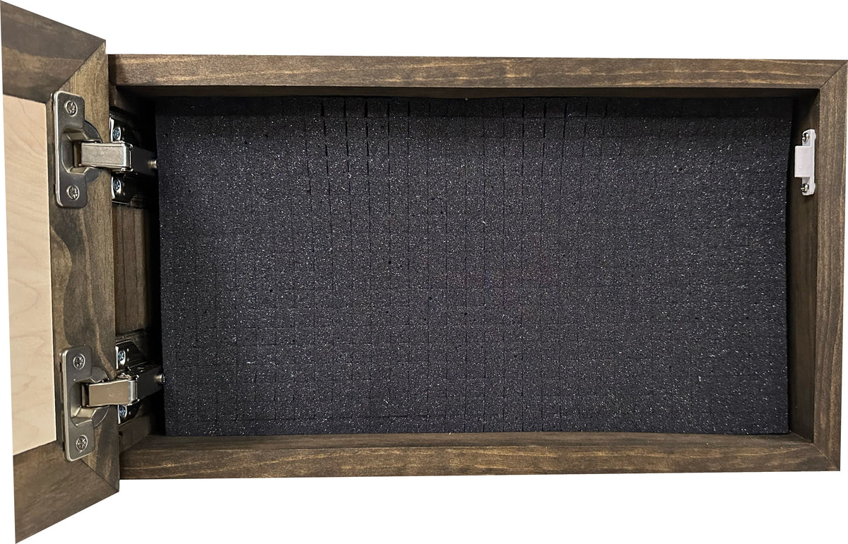 Wood Gun Cabinet (Online Exclusive) Ducks On A Pond Wall Decoration - Hidden Gun Safe To Securely Store Your Gun In Plain Sight by Bellewood Designs