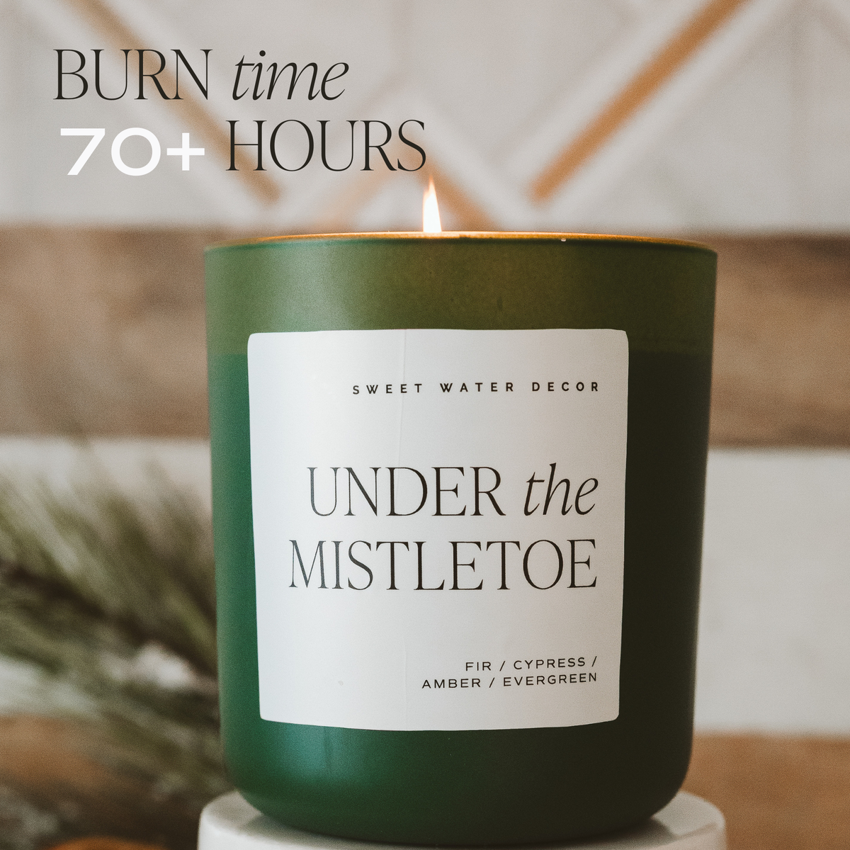 Happy Holidays Candle
