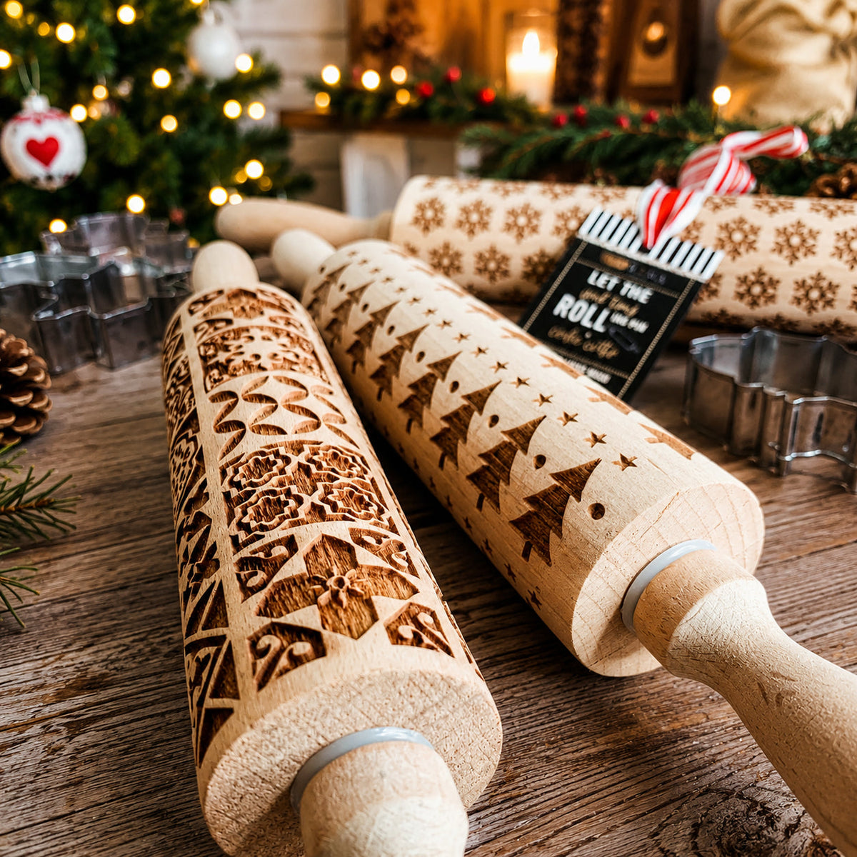 Christmas Rolling Pin Set | 10 Styles (Online Exclusive)
