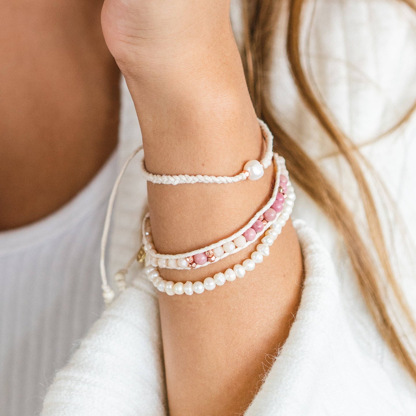 Self Love Pearl Healing Bracelet