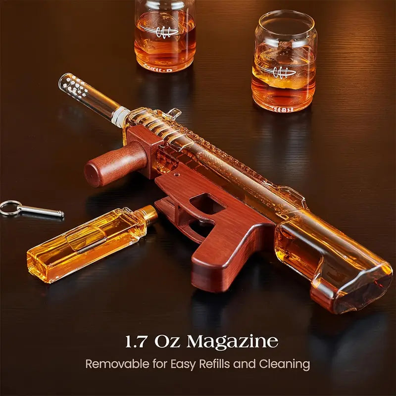 Rat-Tat-Tat Machine-Gun Whiskey Decaner Set (Online Exclusive)
