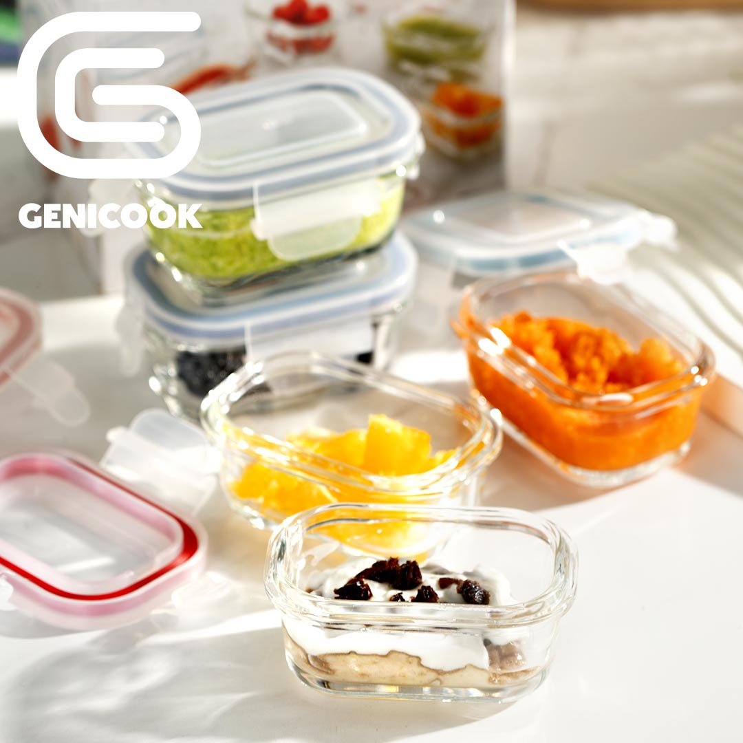 Mini Glass Container Set - Rectangular (Online Exclusive)