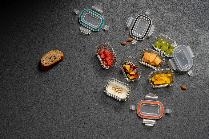 Mini Glass Container Set - Rectangular (Online Exclusive)