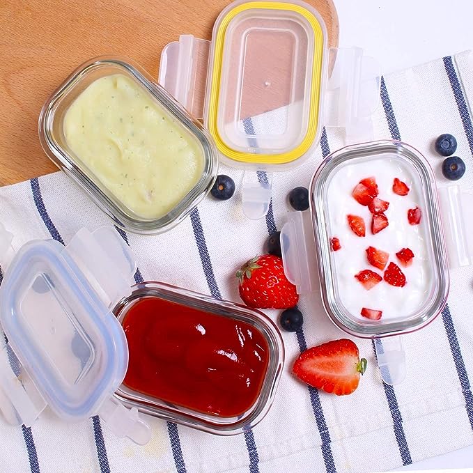 Mini Glass Container Set - Rectangular (Online Exclusive)