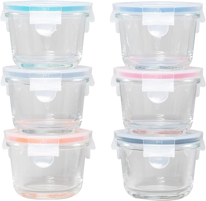 Mini Glass Container Set - Round (Online Exclusive)