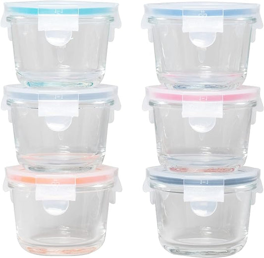 Mini Glass Container Set - Round (Online Exclusive)