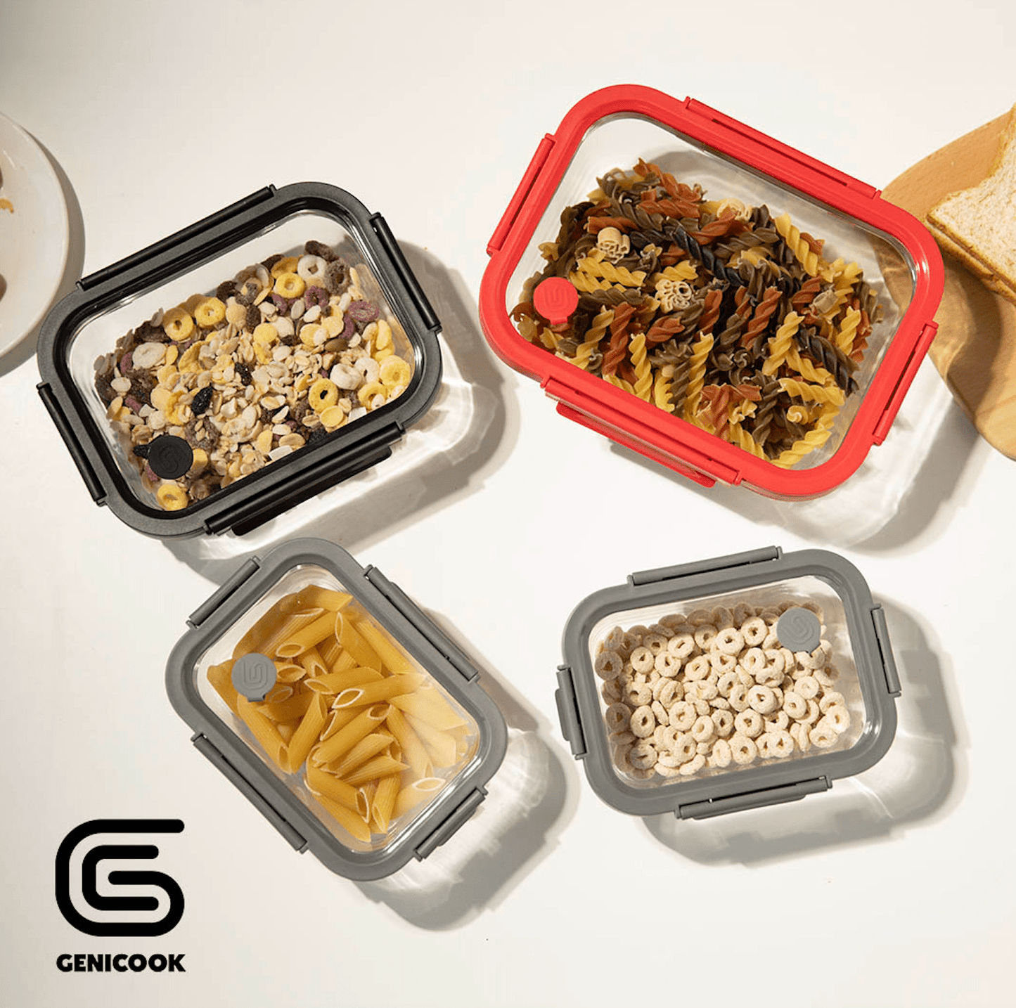 Glass Containers & Lids - Rectangular (Online Exclusive)