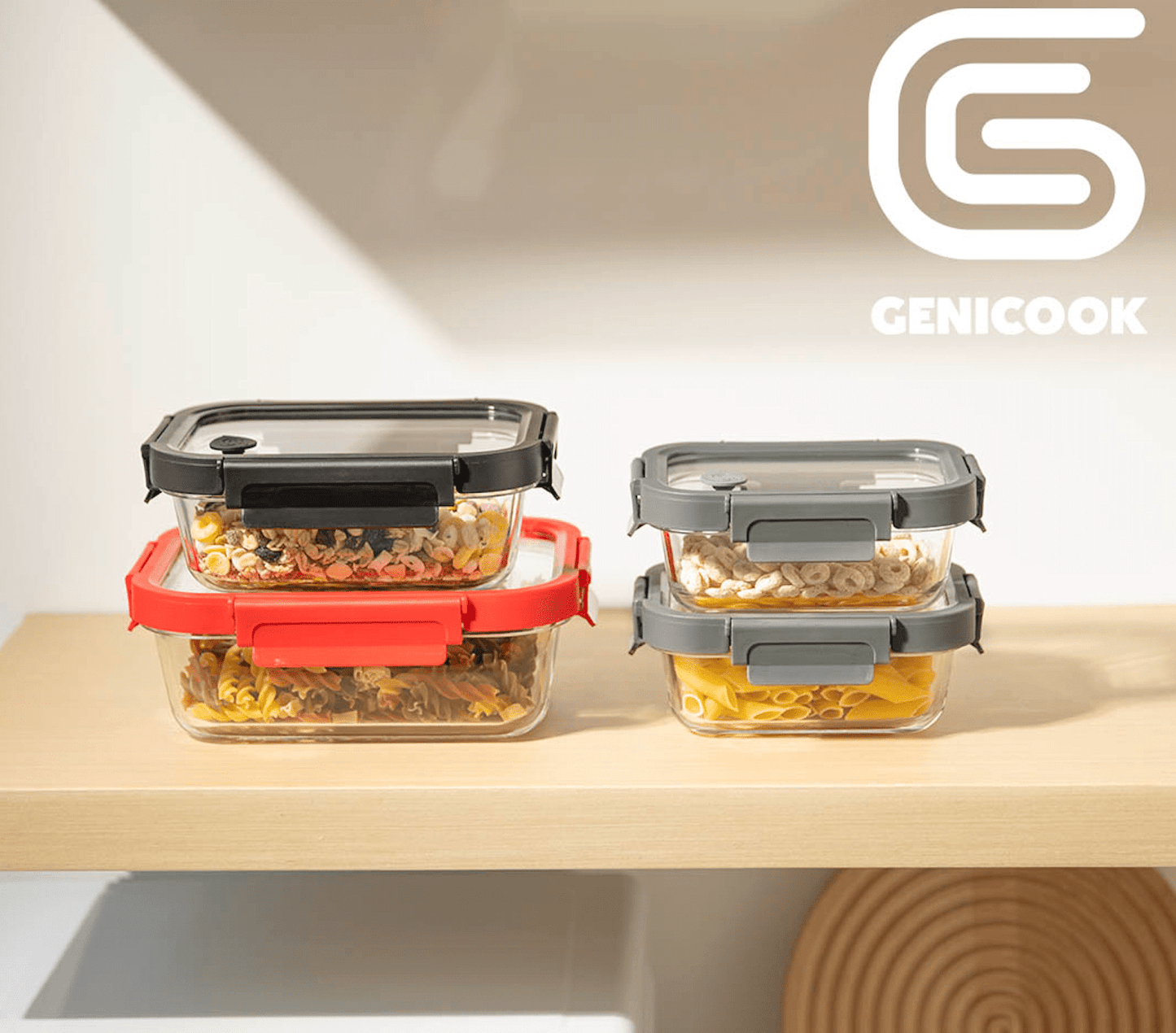 Glass Containers & Lids - Rectangular (Online Exclusive)