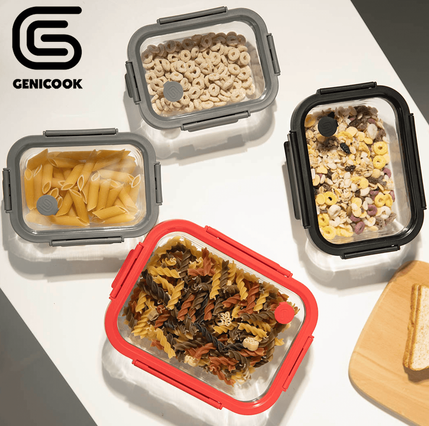 Glass Containers & Lids - Rectangular (Online Exclusive)