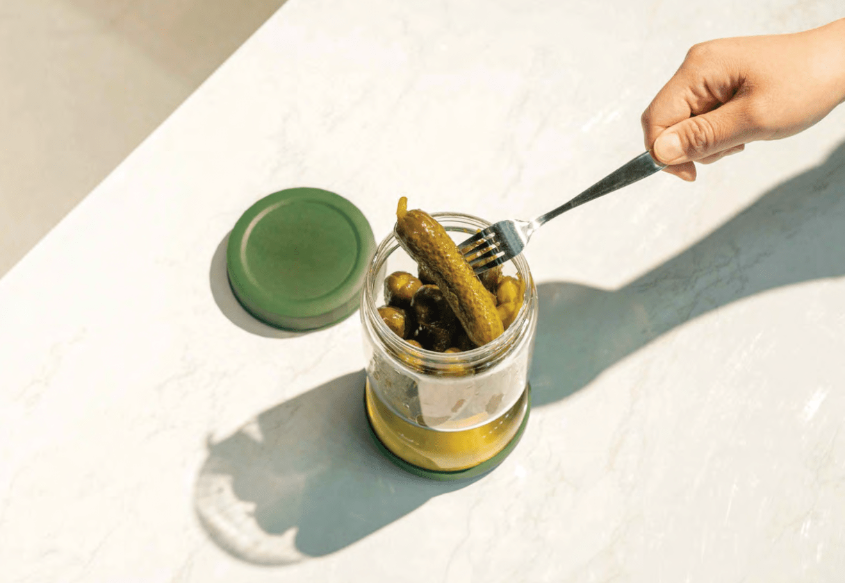 Glass Flip-Over Pickle Jar (Online Exclusive)