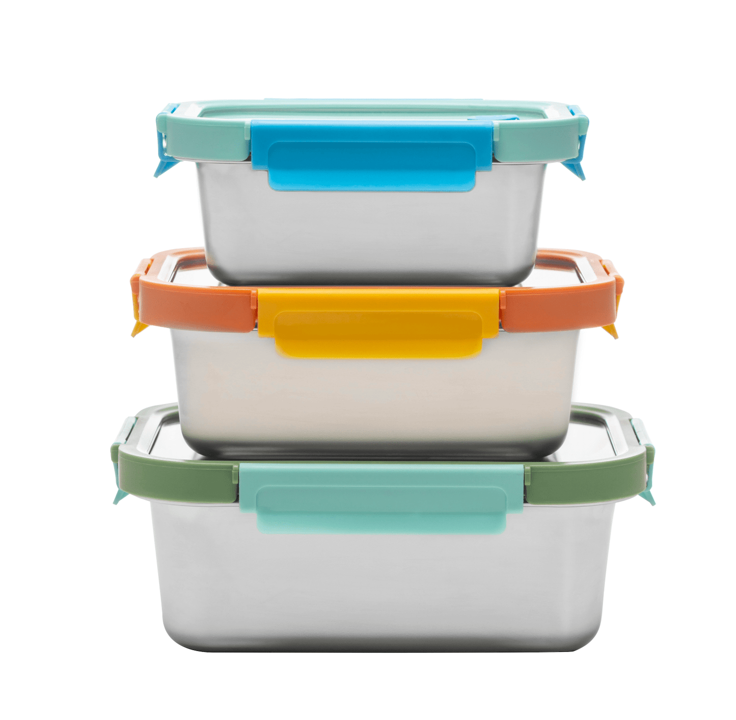 Multicolor Microwave Safe Stainless Steel Set (Online Exclusive)