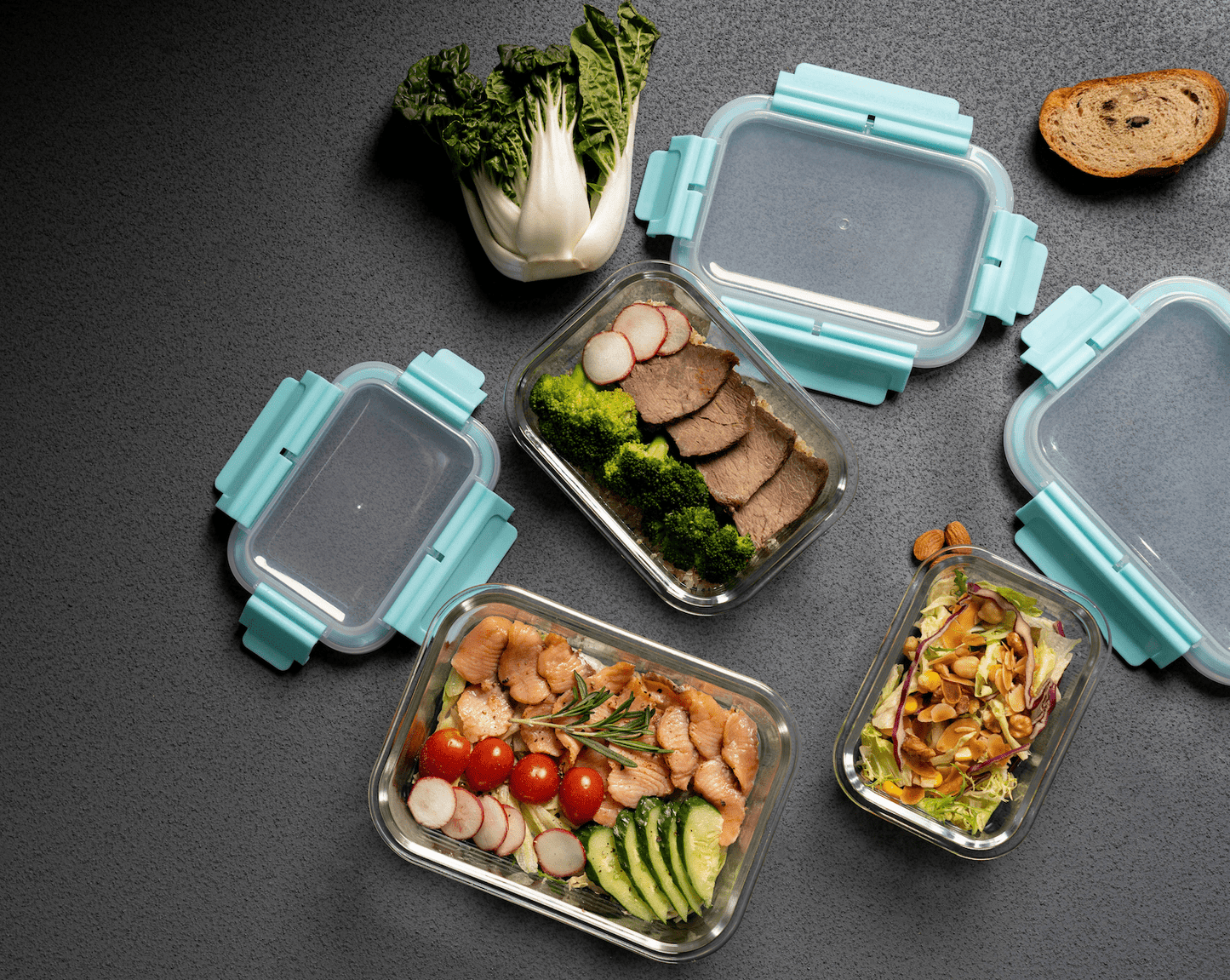 High Top Lid Rectangle Containers (Online Exclusive)