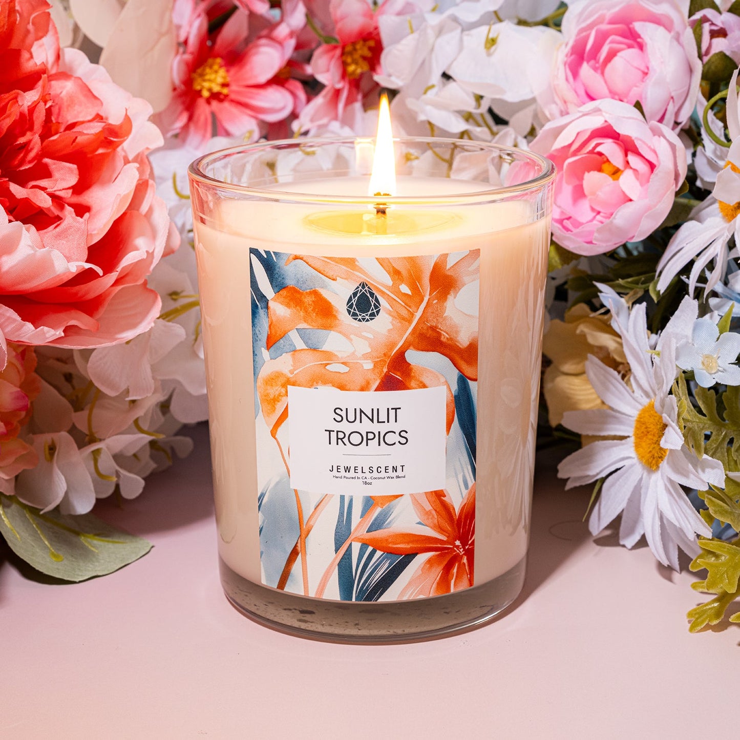 Sunlit Tropics 18oz Home Jewelry Candle (Online Exclusive)