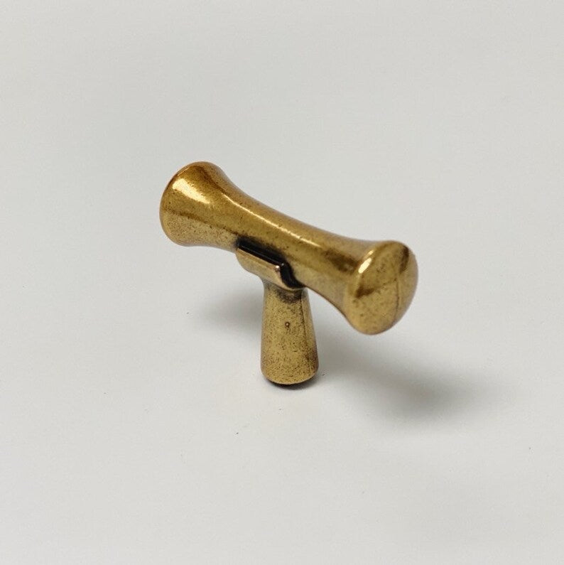 Hourglass "Tuscany" Drawer Pulls and Knobs in Antique Brass (Online Exclusive)