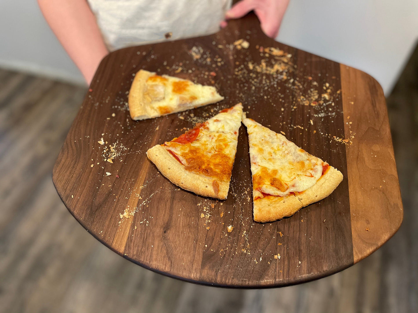 Personalized Pizza Peel, Large 22" x 16" Walnut American Hardwood, Personalized Pizza Board, Pizza Paddle, Pizza Shovel, Wood Pizza Peel (Online Exclusive)