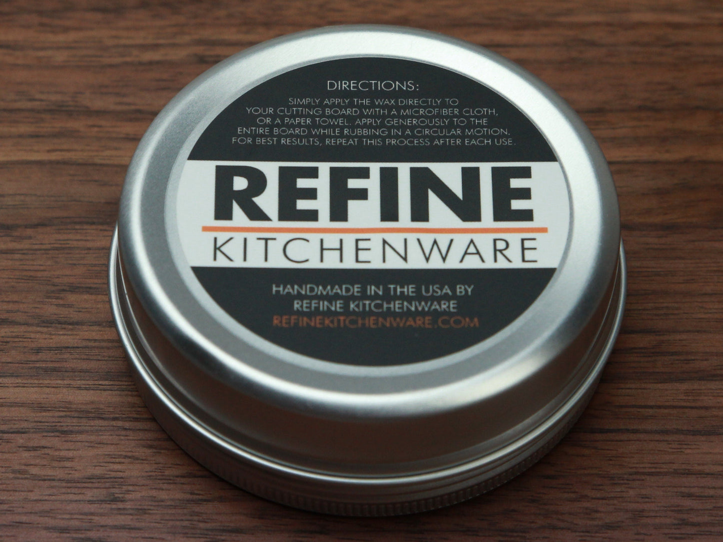 All Natural Cutting Board Wax, Handmade in the USA With Organic Coconut Oil and Organic Beeswax (Online Exclusive)
