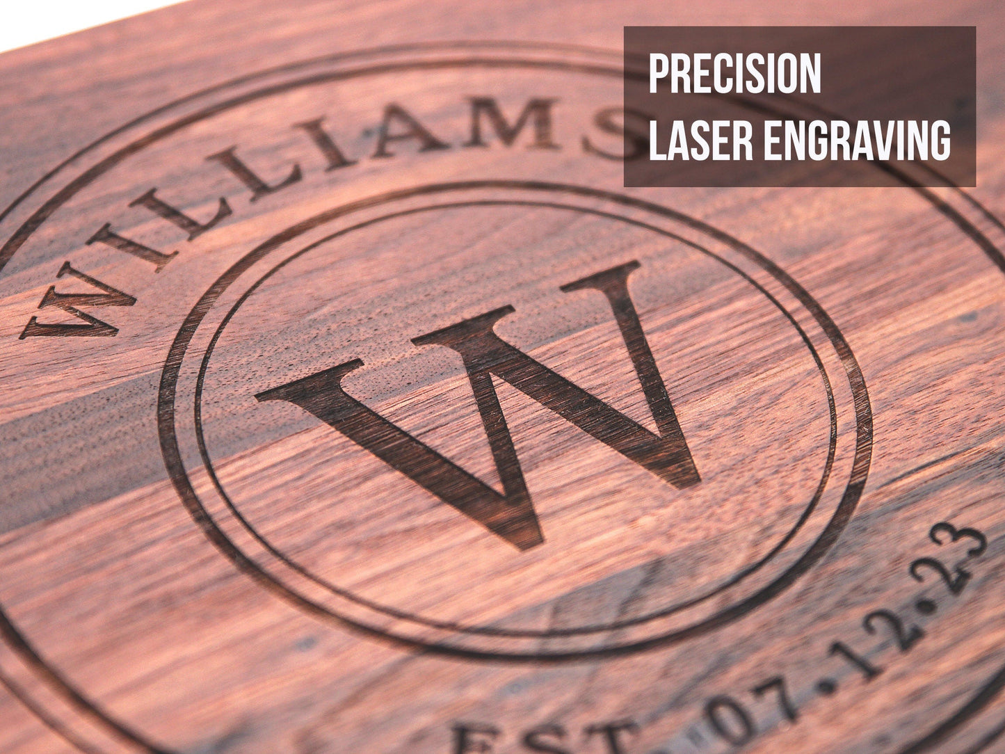 Personalized Cutting Board Wedding Gift, Customize your Walnut and Maple Boards, Engraved Engagement Gift, Unique Bridal Shower Present (Online Exclusive)