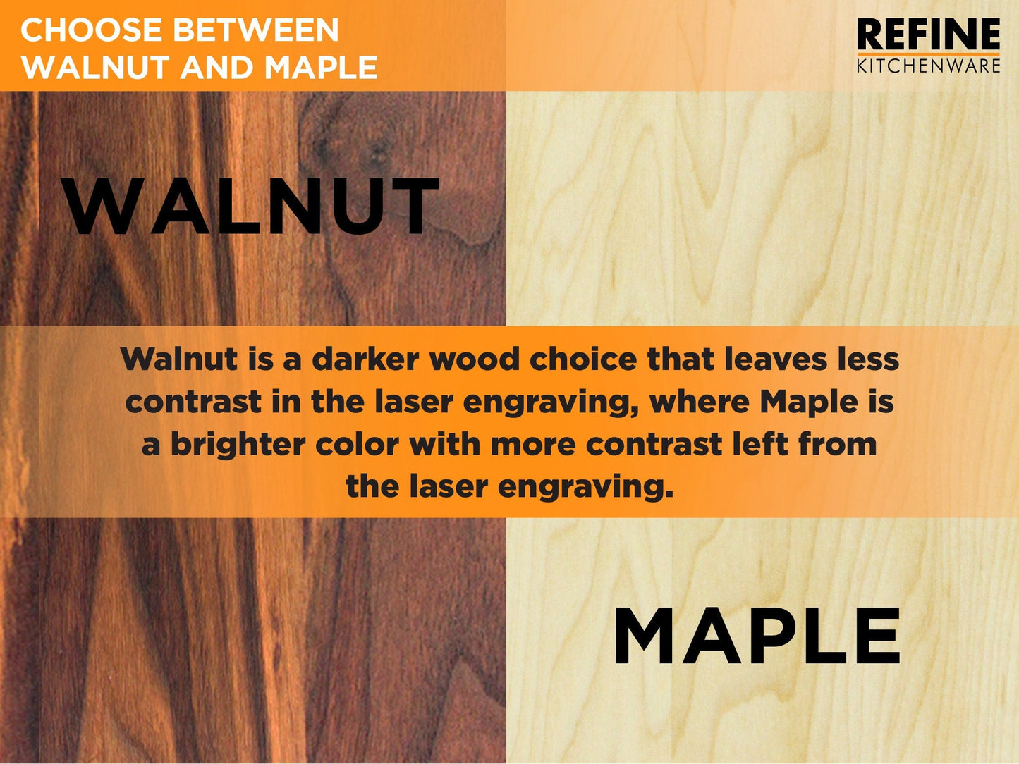 Personalized Cutting Board Wedding Gift, Customize your Walnut and Maple Boards, Engraved Engagement Gift, Unique Bridal Shower Present (Online Exclusive)