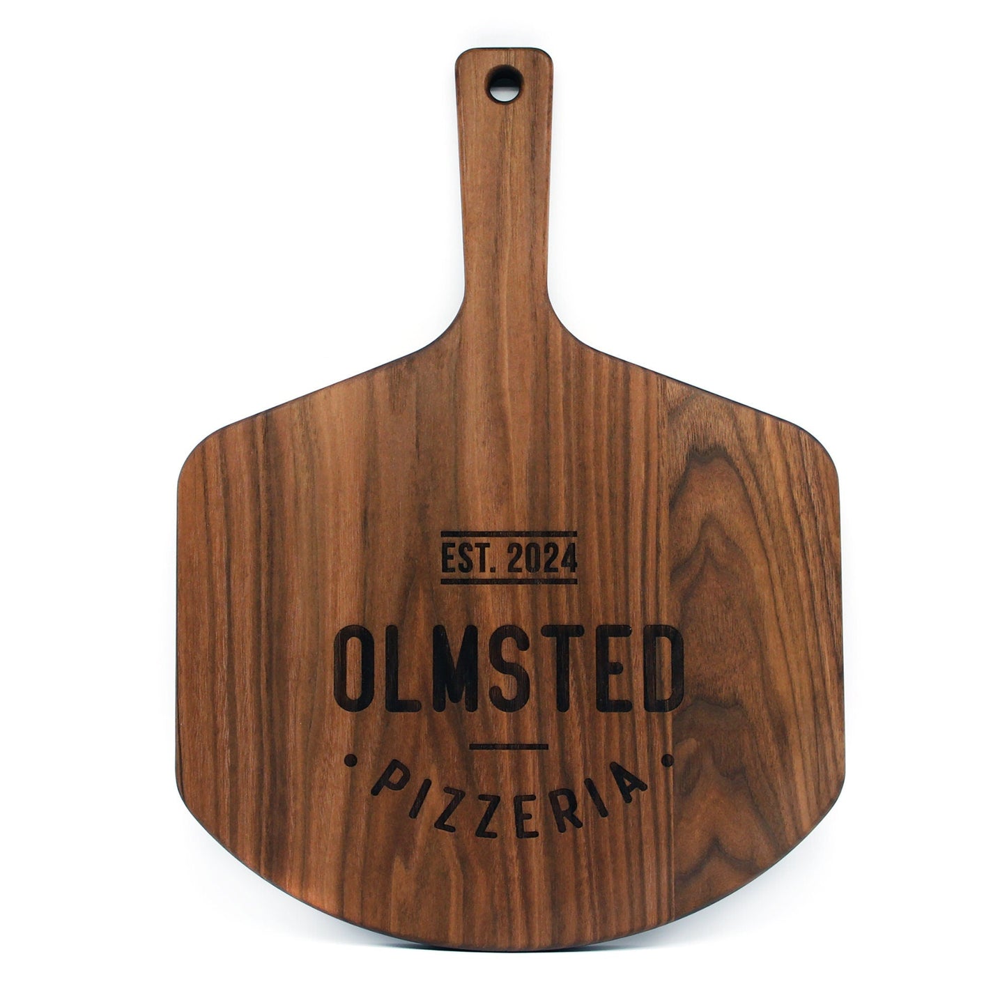 Personalized Pizza Peel, Large 22" x 16" Walnut American Hardwood, Personalized Pizza Board, Pizza Paddle, Pizza Shovel, Wood Pizza Peel (Online Exclusive)