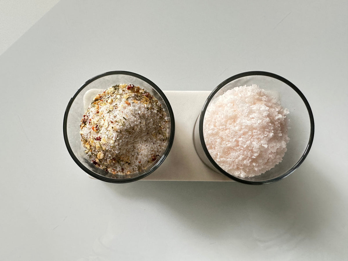 Glass + Marble Salt Cellar (Online Exclusive)