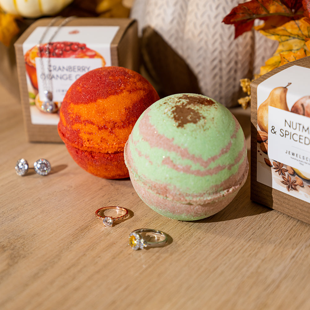 Cranberry Orange Glaze 10oz Jewelry Bath Bomb (Online Exclusive)