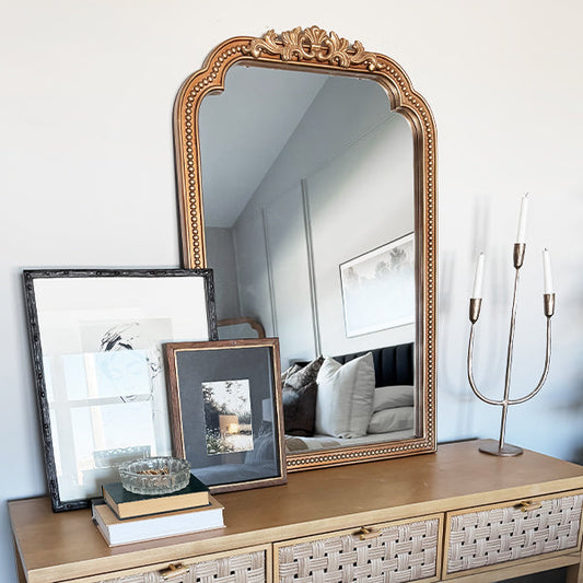 Antique Inspired Ornate Gold Mirror (Online Exclusive)