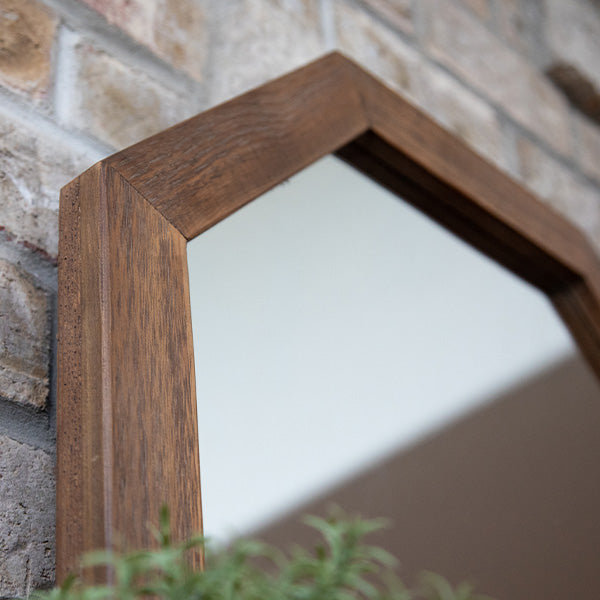 Octagon Wood Frame Mirror (Online Exclusive)