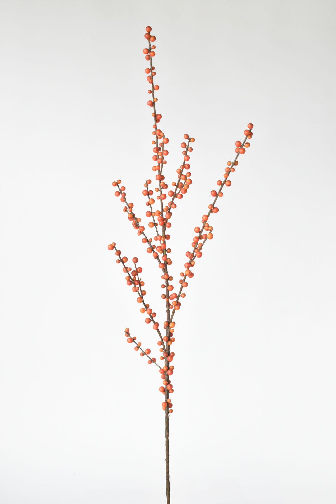 43" Faux Outdoor Orange Berry Stem (Online Exclusive)