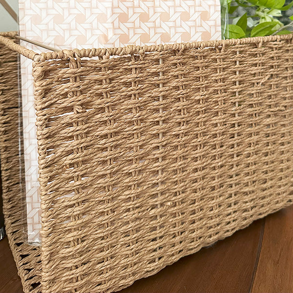 Woven Hanging File Basket (Online Exclusive)