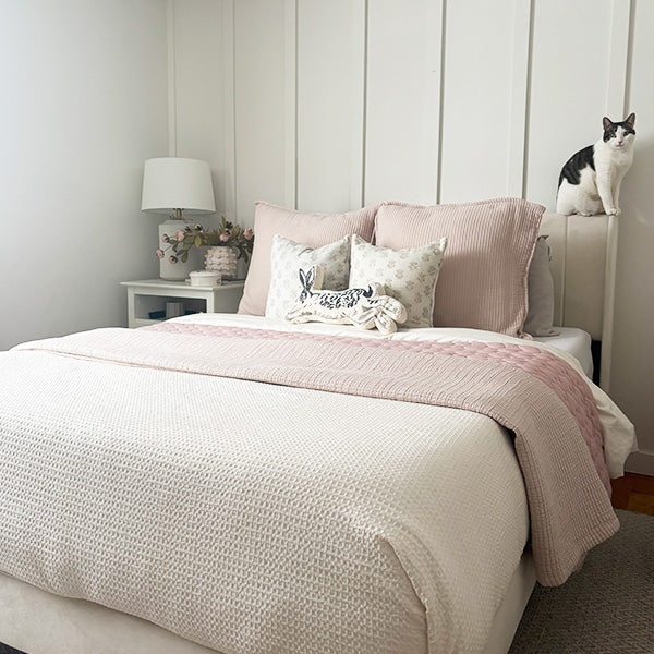 Leaping Easter Bunny Pillow (Online Exclusive)