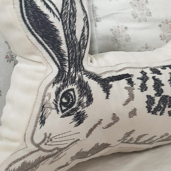 Leaping Easter Bunny Pillow (Online Exclusive)