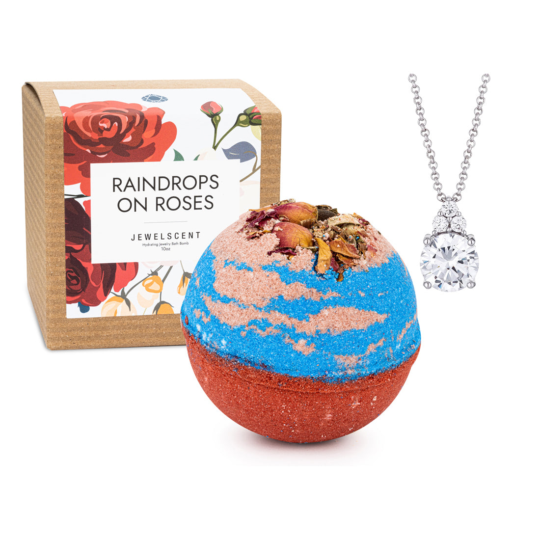 Raindrops on Roses 10oz Jewelry Bath Bomb (Online Exclusive)