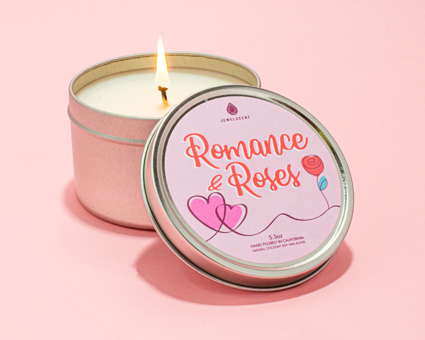 Romance & Roses 5.5oz Tin Jewelry Candle (Online Exclusive)