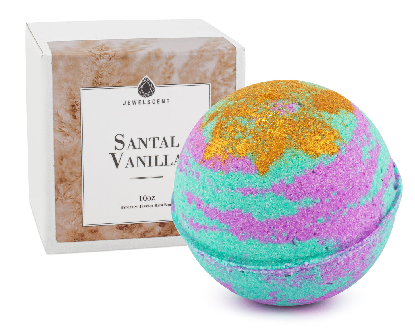 Santal Vanilla 10oz Jewelry Bath Bomb (Online Exclusive)