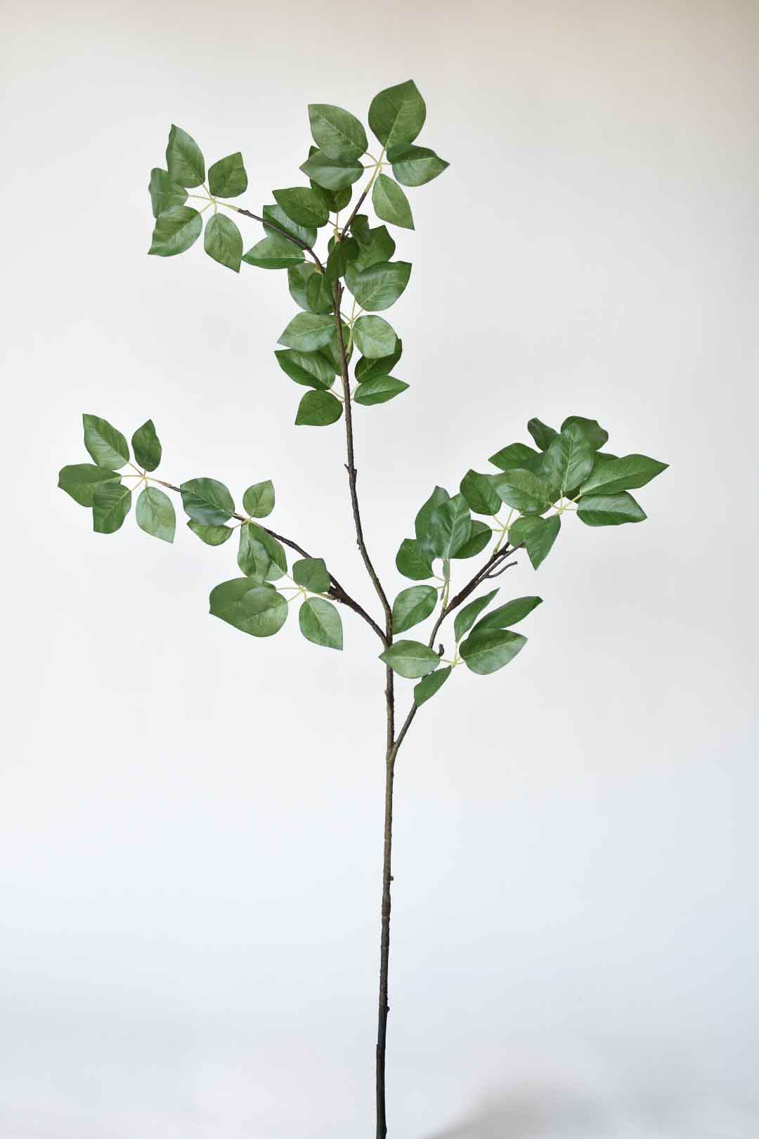 50" Faux Schefflera Leaf Branch Stem (Online Exclusive)