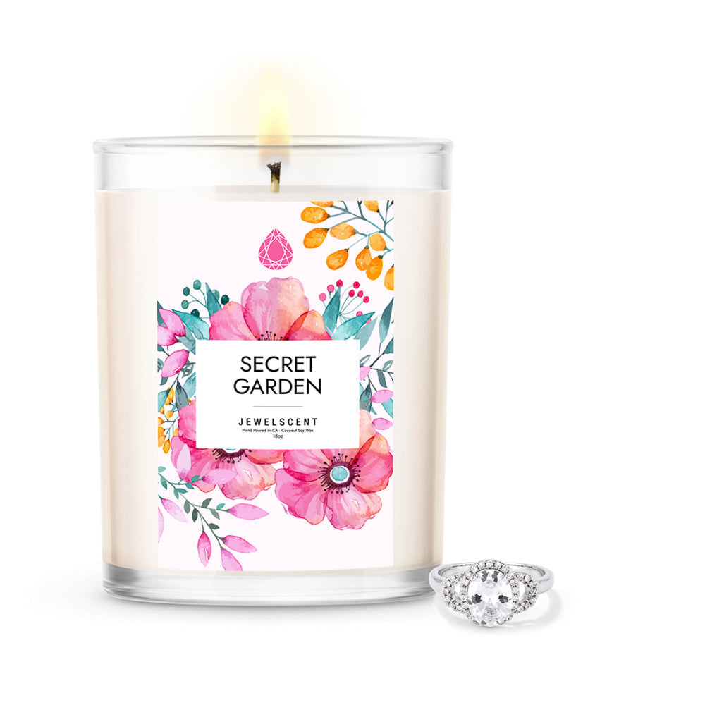 Secret Garden 18oz Home Jewelry Candle (Online Exclusive)