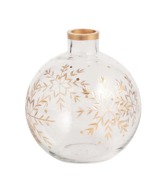SNOWFLAKE BUD VASES
