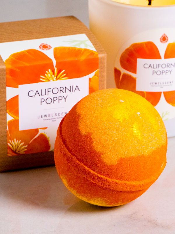 California Poppy 10oz Jewelry Bath Bomb (Online Exclusive)