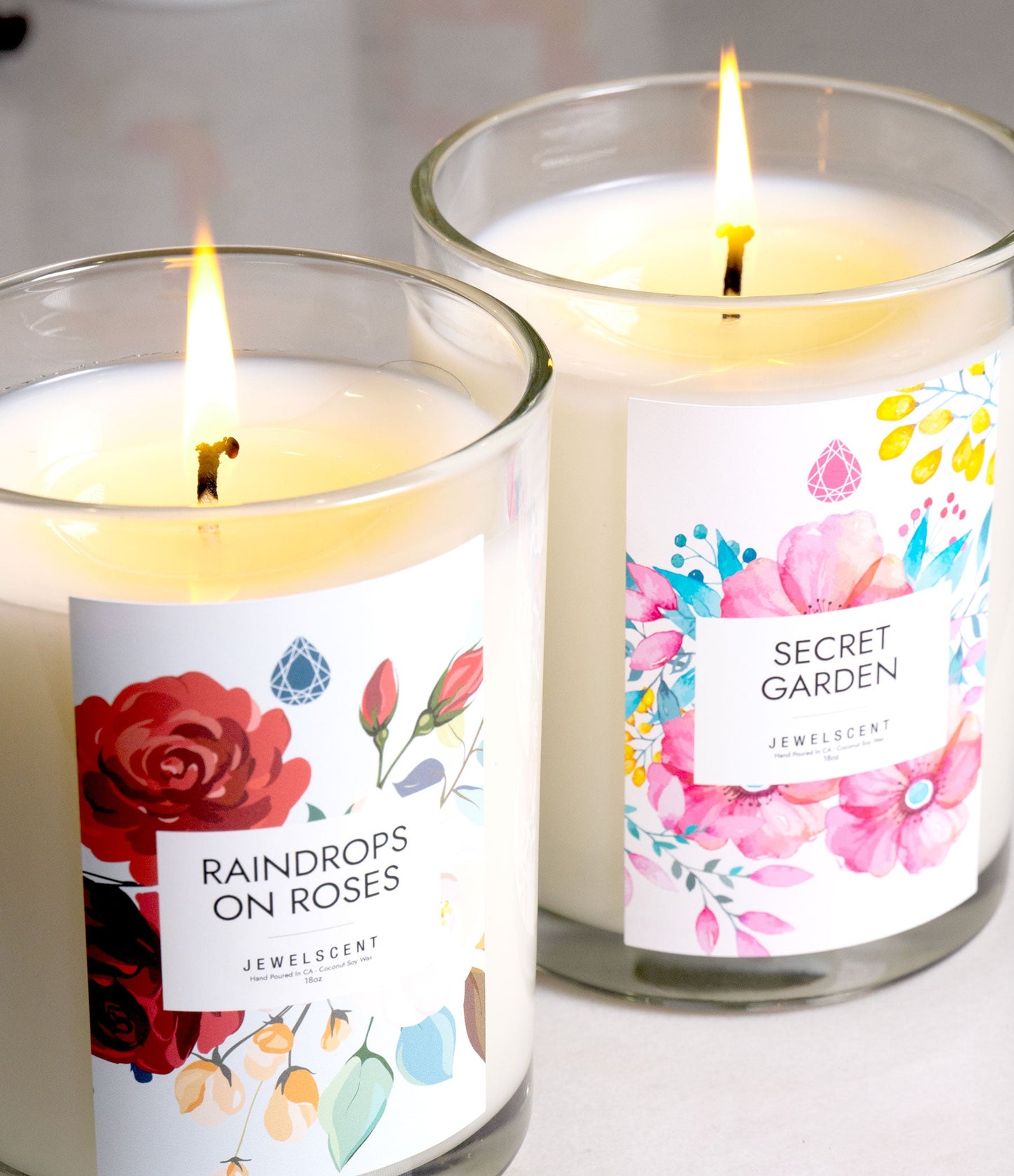Raindrops on Roses 18oz Home Jewelry Candle (Online Exclusive)