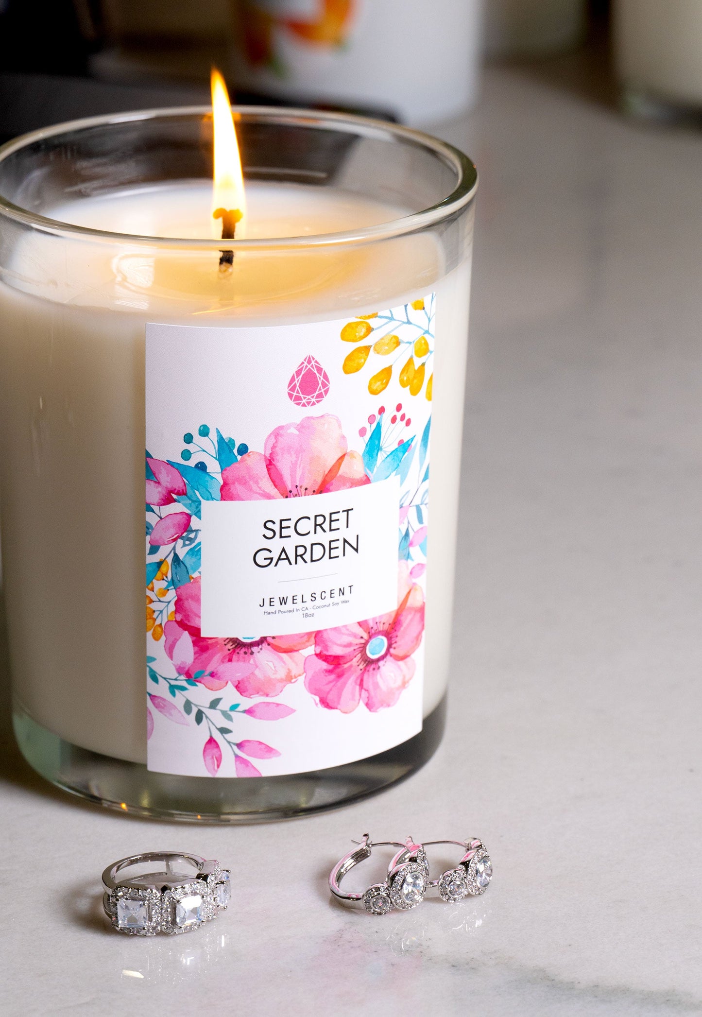Secret Garden 18oz Home Jewelry Candle (Online Exclusive)