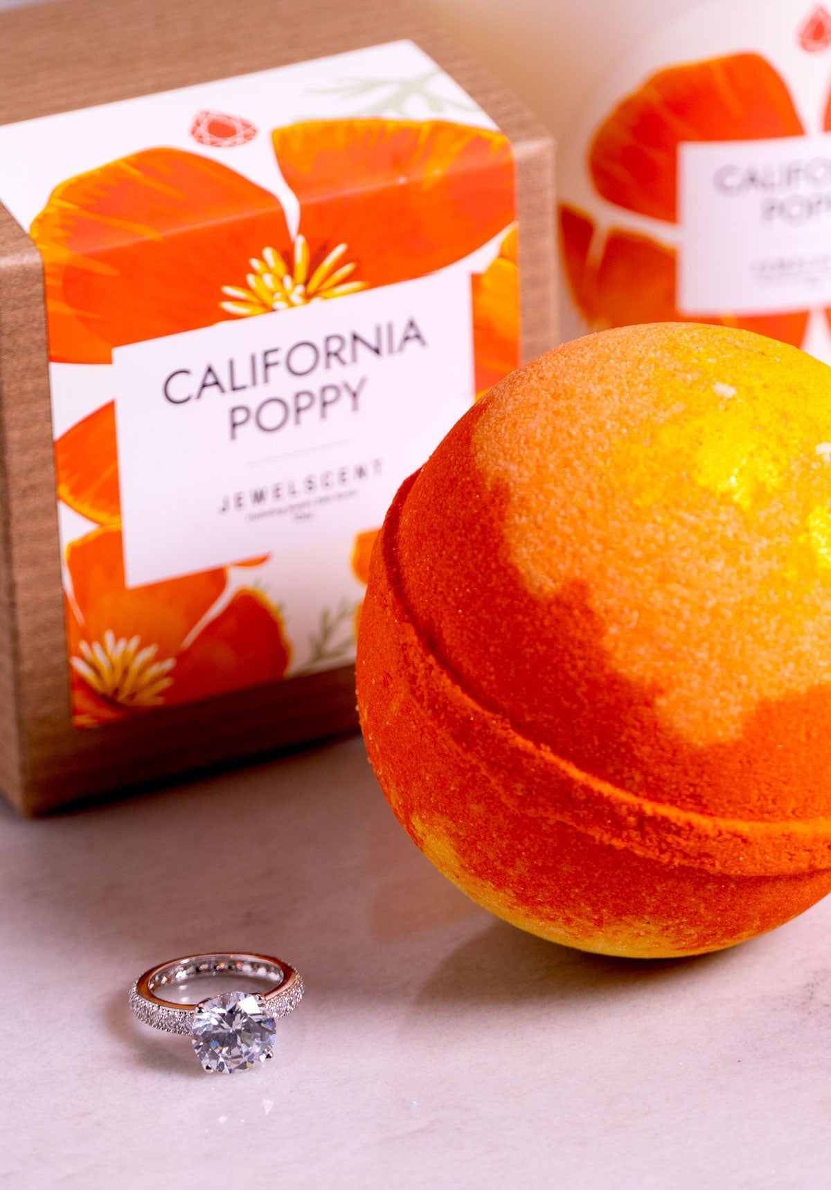 California Poppy 10oz Jewelry Bath Bomb (Online Exclusive)