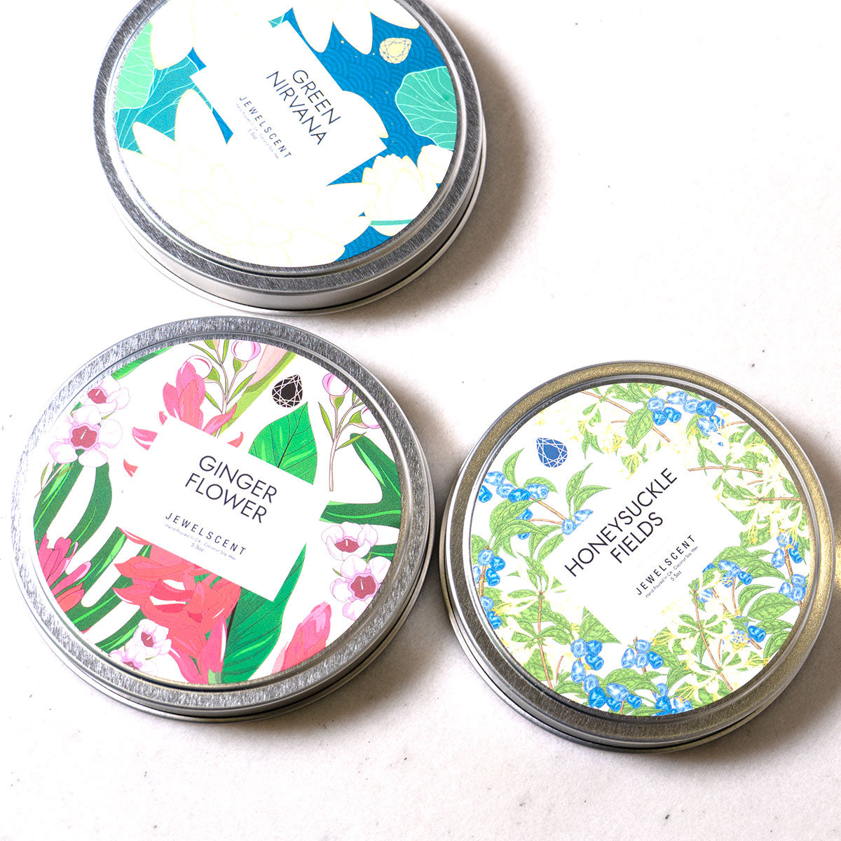 Green Nirvana 5.5oz Tin Jewelry Candle (Online Exclusive)