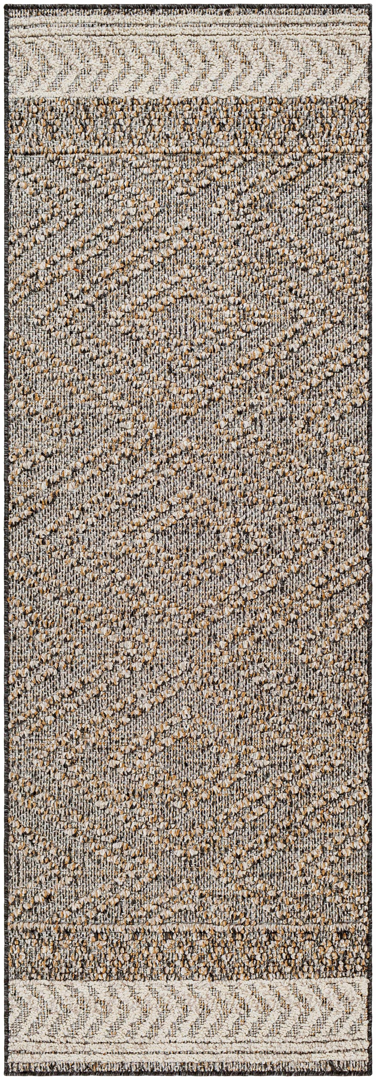 Beige Charcoal Areli Area Rug (online exclusive