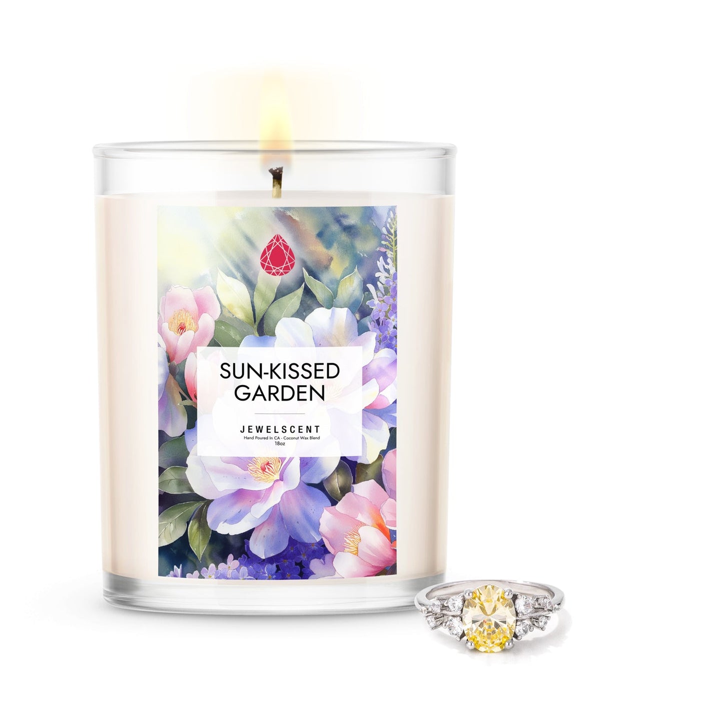 Sun-Kissed Garden 18oz Home Jewelry Candle (Online Exclusive)