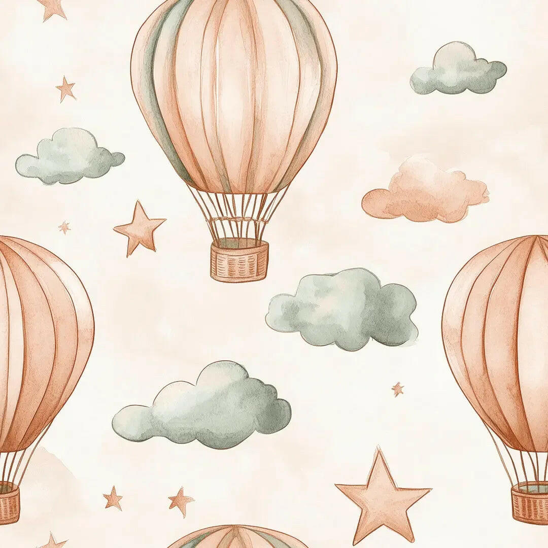 Vintage Sky Adventure Wallpaper (Online Exclusive)