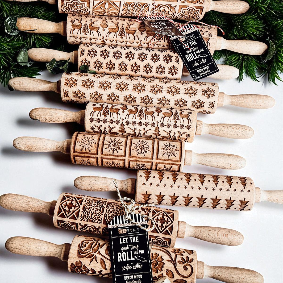 Christmas Rolling Pin Set | 10 Styles (Online Exclusive)